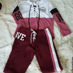 Sweats hoodie and pants set